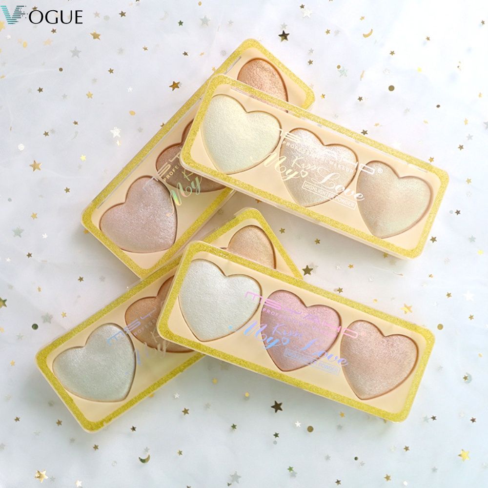 (Hàng Mới Về) Bảng Phấn Mắt Gudu Ba Màu Ngọc Trai Sáng Bóng Đáng Yêu Cho Nữ