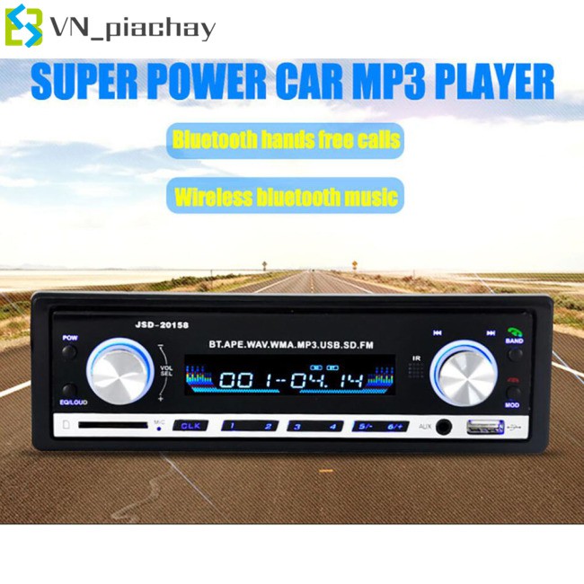 COD Car Radio Stereo Player Digital Bluetooth Car MP3 Player FM Radio Stereo Audio Music USB/memory card with In Dash AUX Input