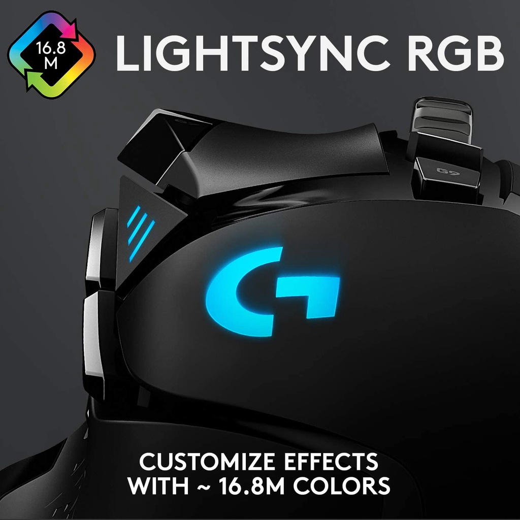 Chuột Gaming Logitech G502 12000DPI, 11 NúT BấM