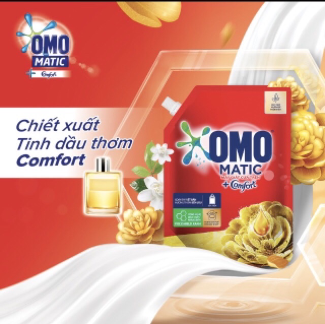 Túi nước giặt OMO Matic 3,7kg/ 4kg