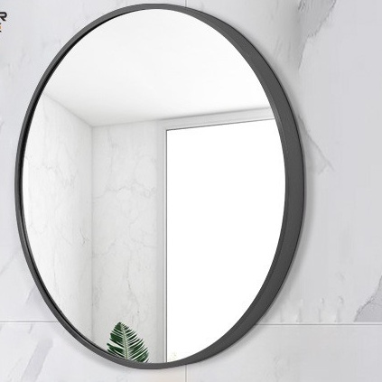 Gương treo tường cao cấp 𝐇𝐚̀𝐧𝐠 𝐜𝐨́ 𝐬𝐚̆̃𝐧 gương nhà tắm khung kim loại cao cấp đường kính tự chọn tặng phụ kiện treotường