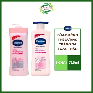 Sữa Dưỡng Thể Làm Trắng Da Chống Nắng Vaseline Heathy White 725ml Dưỡng Ẩm Làm Mềm Da Bảo Vệ Da Chống Lão Hoá