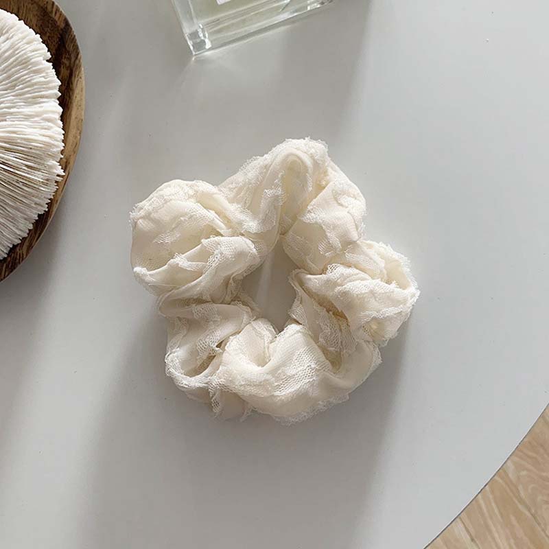 Dây Cột Tóc Co Giãn Làm Thủ Công Phong Cách Hàn Quốc Đơn Giản