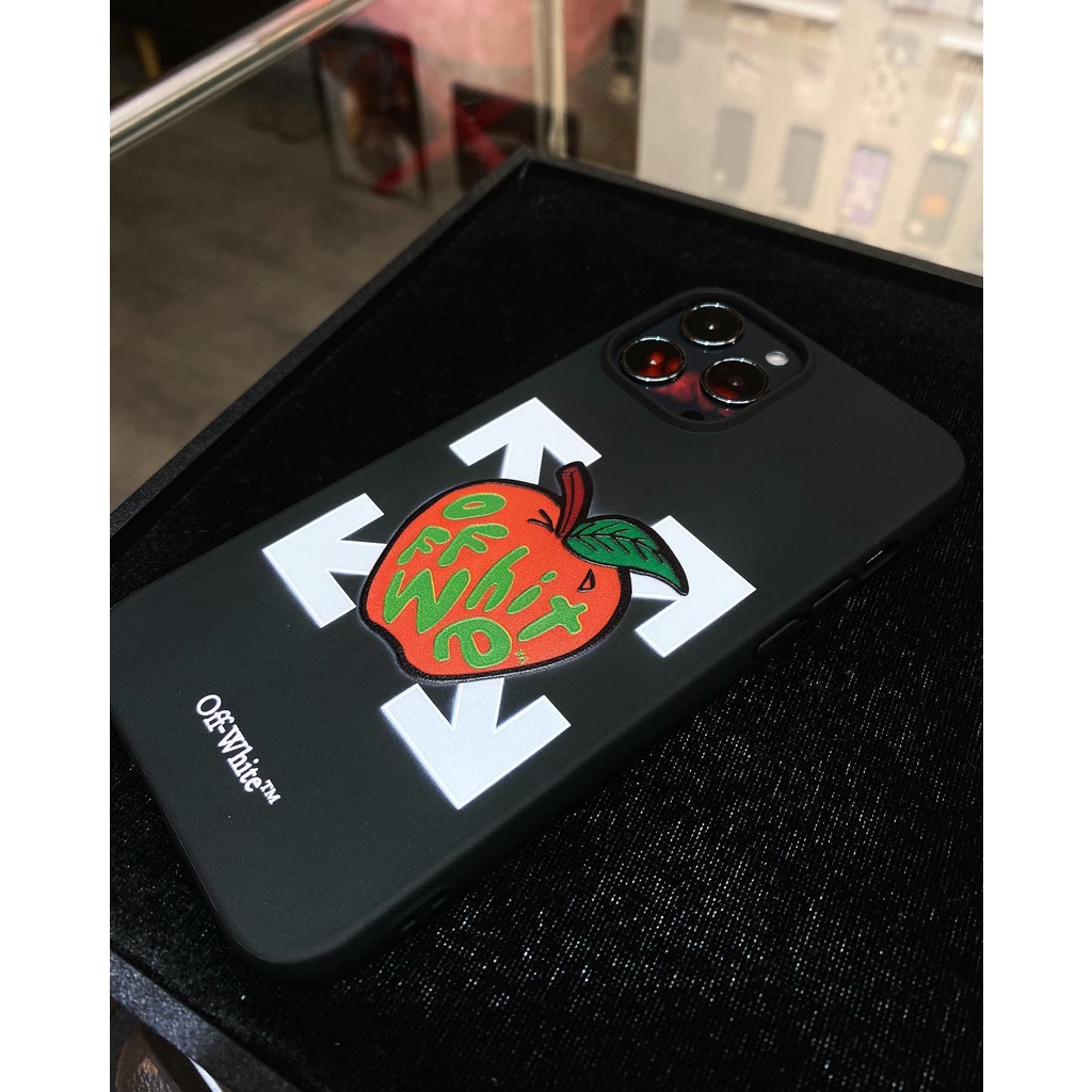 Ốp lưng iphone OFF.WHITE OW Táo cho các dòng máy  12, 12Pro , 12ProMax,  13, 13PRO, 13PROMAX , 14PROMAX
