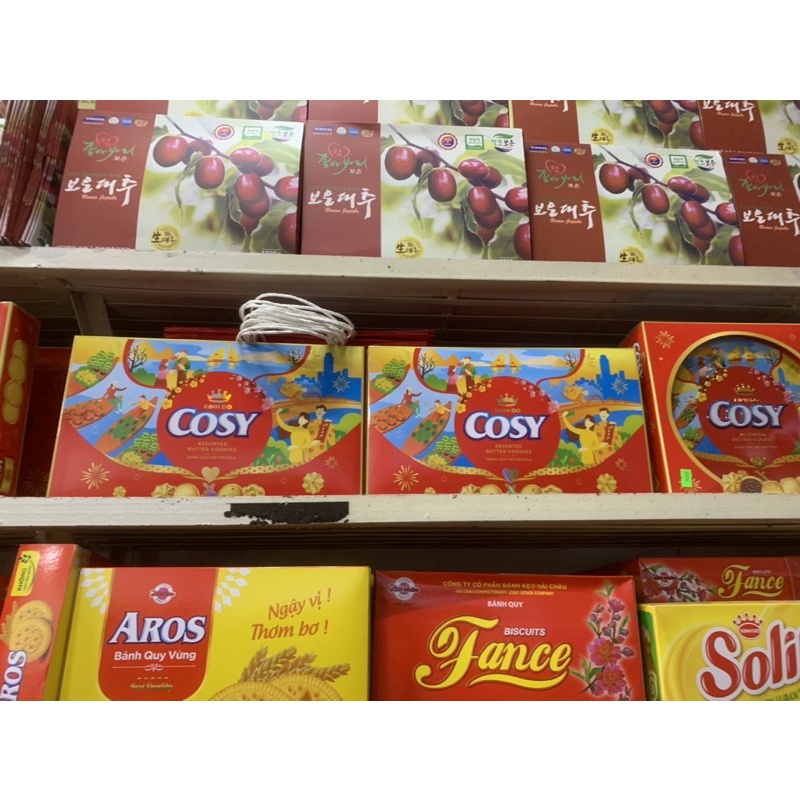 Bánh quy bơ cosy hộp giấy kinh đô 336g kèm túi xách_ HÀNG TẾT