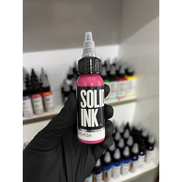 Mực xăm solid chính hãng Fuchsia 30ml