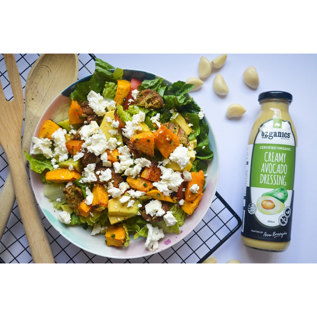 Sốt Salad Hữu Cơ Caesar Ozganics - ORGANIC Caesar Dressing Salad - Chai 350ml
