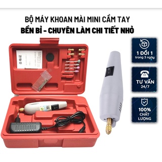 Bộ máy khoan mài cắt cầm tay mini, Bộ máy khoan mini Thiết kế nhỏ gọn, tiện dụng, đa chức năng