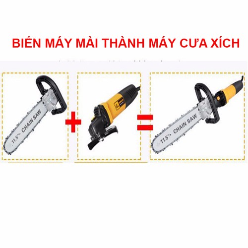 bộ lưỡi cưa xích gắn máy mài sản phẩm đúc bằng gang chịu được nhiệt độ cao trong lúc sử dụng