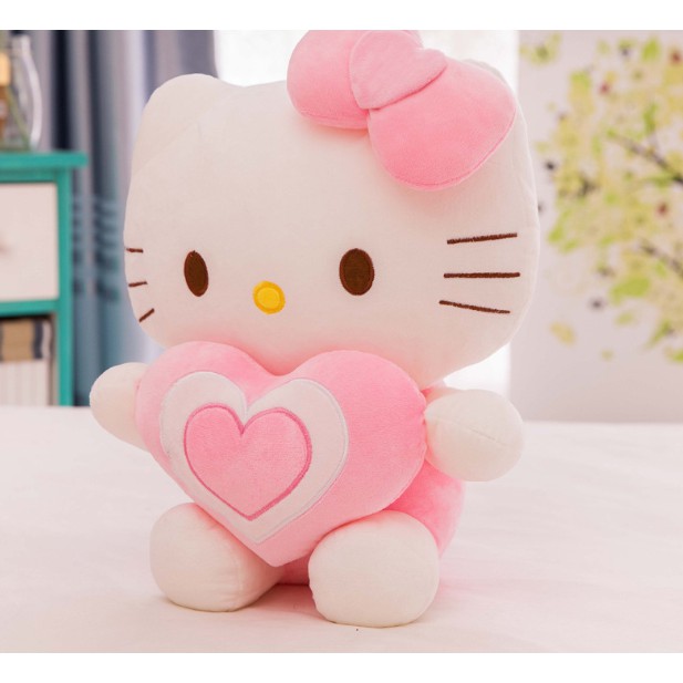 Mèo Hello Kitty Nhồi Bông 30cm - 50cm