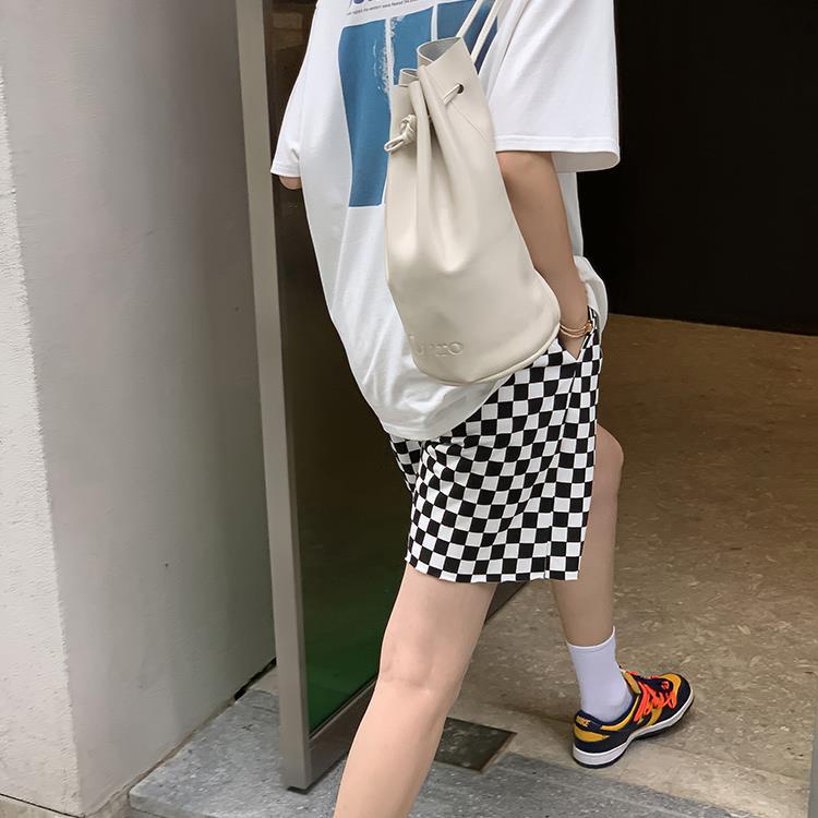 Quần short thể thao lưng cao dáng rộng thiết kế mới thời trang mùa hè dành cho nữ 2021