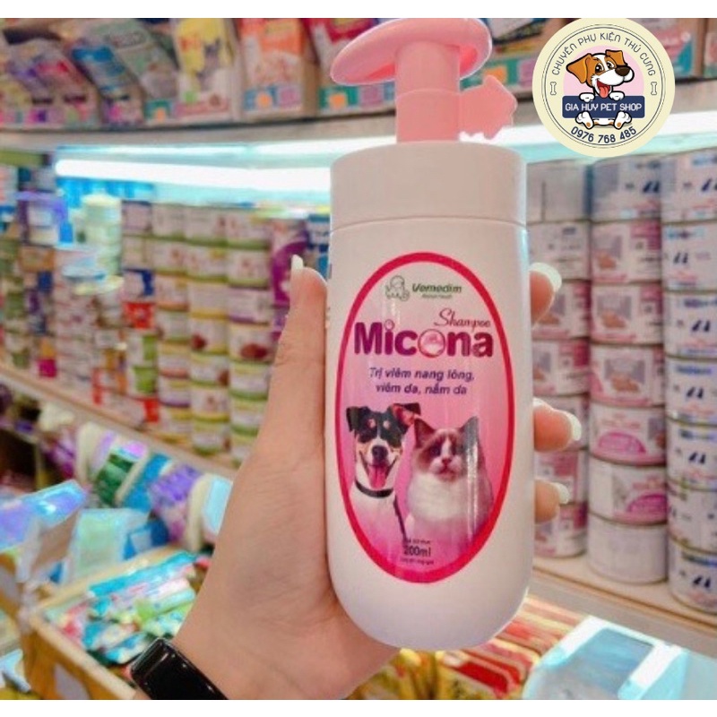 Sữa Tắm Ngăn Ngừa Nấm, Viêm Da Cho Chó Mèo