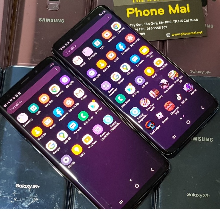 Điện Thoại Samsung Galaxy S9 Puls 1Sim Bản Mỹ  Ram 6G/64G Nguyên Zin Nhập Khẩu - Chơi PUBG, Liên Quân, Free Fire mượt
