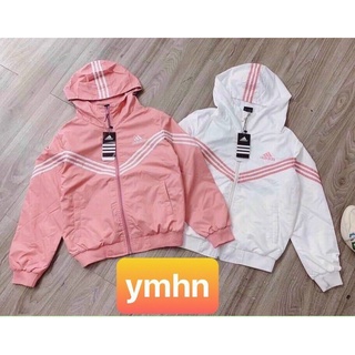 [Siêu dễ thương] Áo khoát nữ dù Heo Happy ủn ỉn dễ thương - khoác nữ 2 lớp có nón đẹp