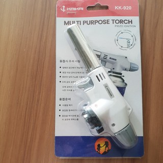 Đèn khò gas đánh điện  màu trắng