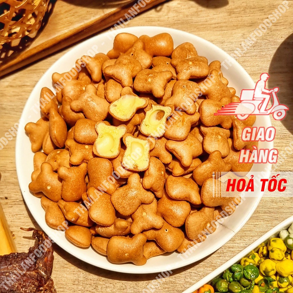 Bánh Gấu Vỏ Cafe Nhân Kem Socola Hiệu Moringa Lon 300gr