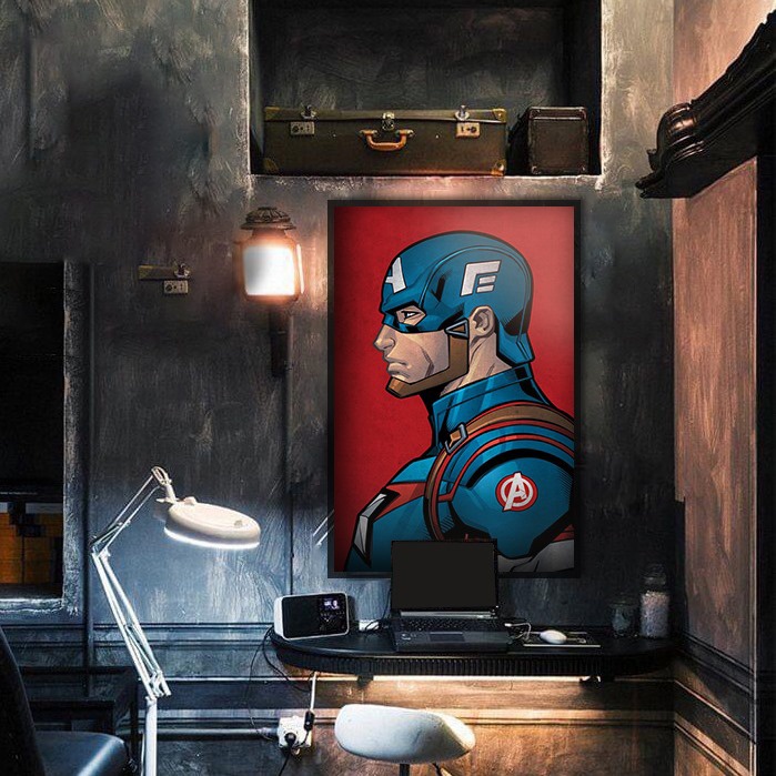 Tranh Mavel tráng gương siêu đẹp