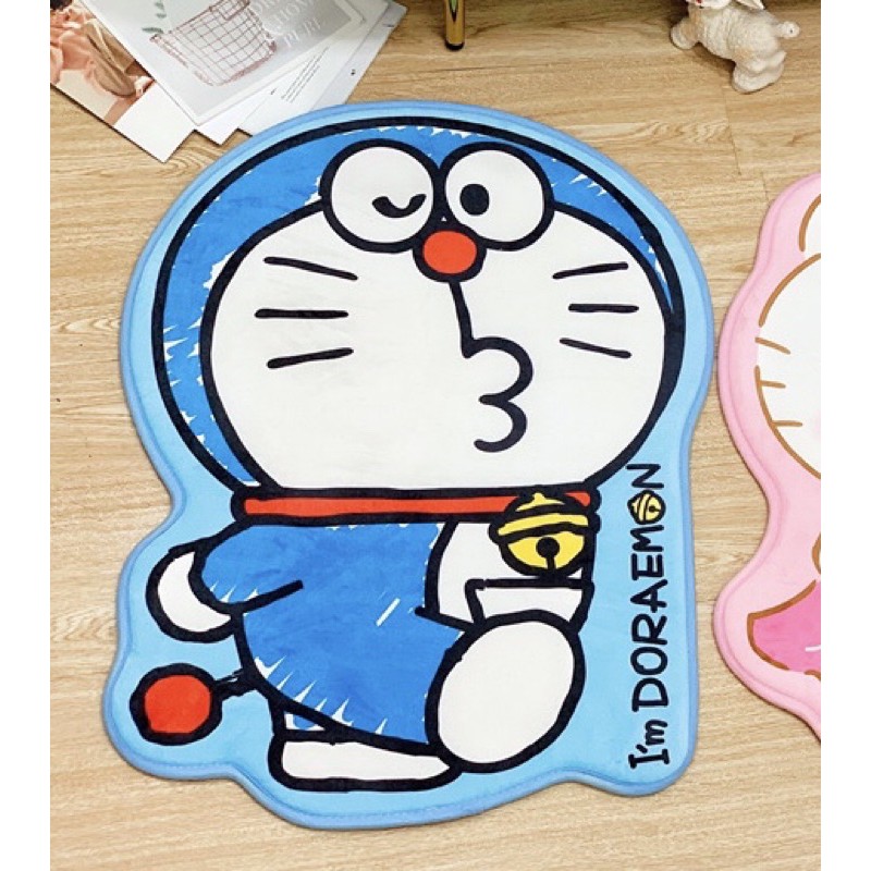 Thảm Chùi Chân Thảm Lau Chân 3D Doremon Doraemon