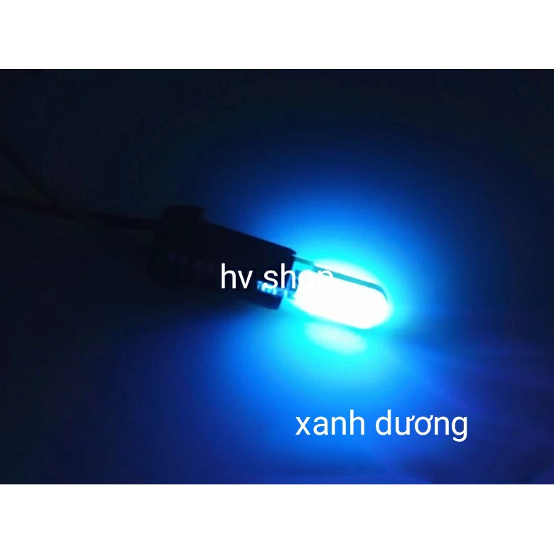 Bộ 2 led demi xi nhan T10 gắn xe máy COB hv shop