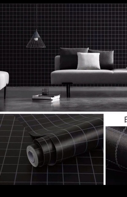 10M giấy dán tường  kẻ ô keo sẵn khổ 45 cm | BigBuy360 - bigbuy360.vn