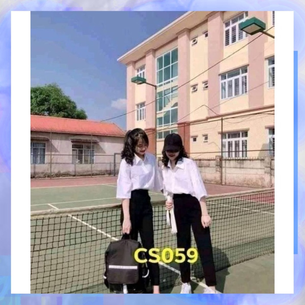 Quần baggy vải 1 cúc chất tuyêt mưa đủ size siêu đẹp