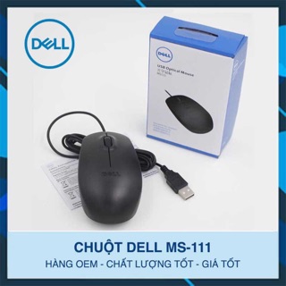 Chuột máy tính dell ms111 black usb