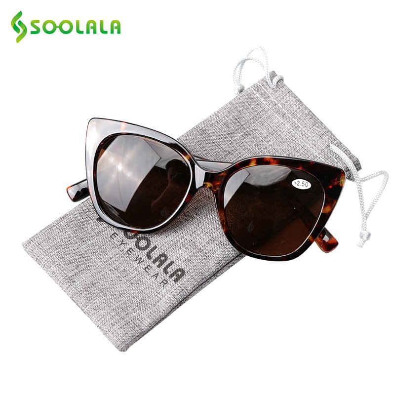 Kính đọc sách mắt mèo SOOLALA dành cho nam và nữ