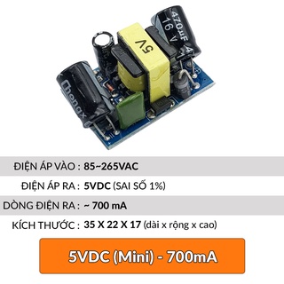 Mạch Nguồn Xung AC-DC 5VDC 700mA