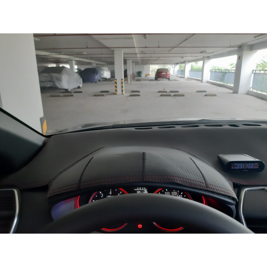 🔥HCM-Thảm taplo da carbon cao cấp xe Honda CITY 2021 2022 2023 màu đen- Hàng cao cấp Loại 1