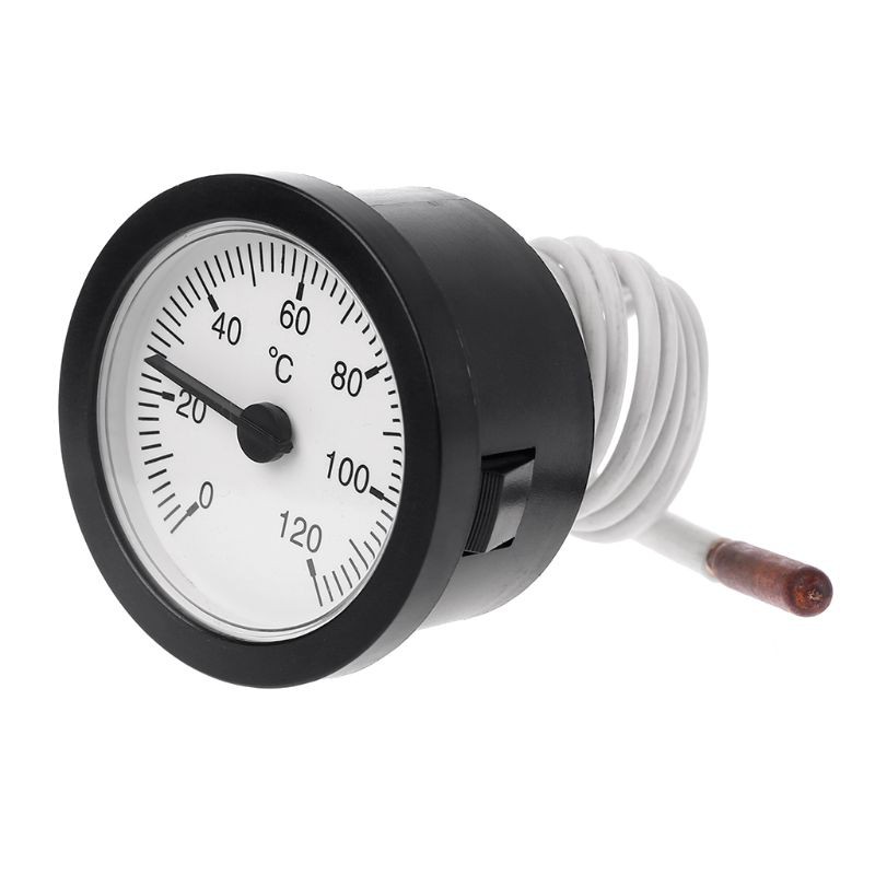 Đồng Hồ Đo Nhiệt Độ Nước Và Dầu 0-120 ° C Với Cảm Biến 1m