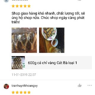 600gr cá chỉ vàng Cát Bà loại 1