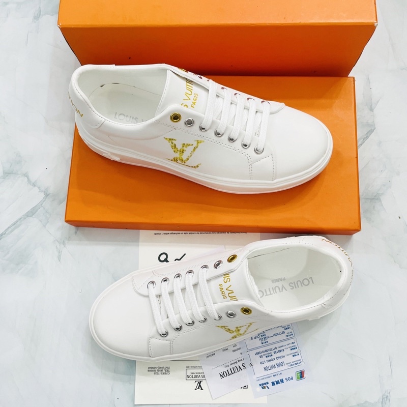 Giày sneaker LV#, Giày Thể Thao Nam Fullbox. Giày LV6 trắng & đen cho nam