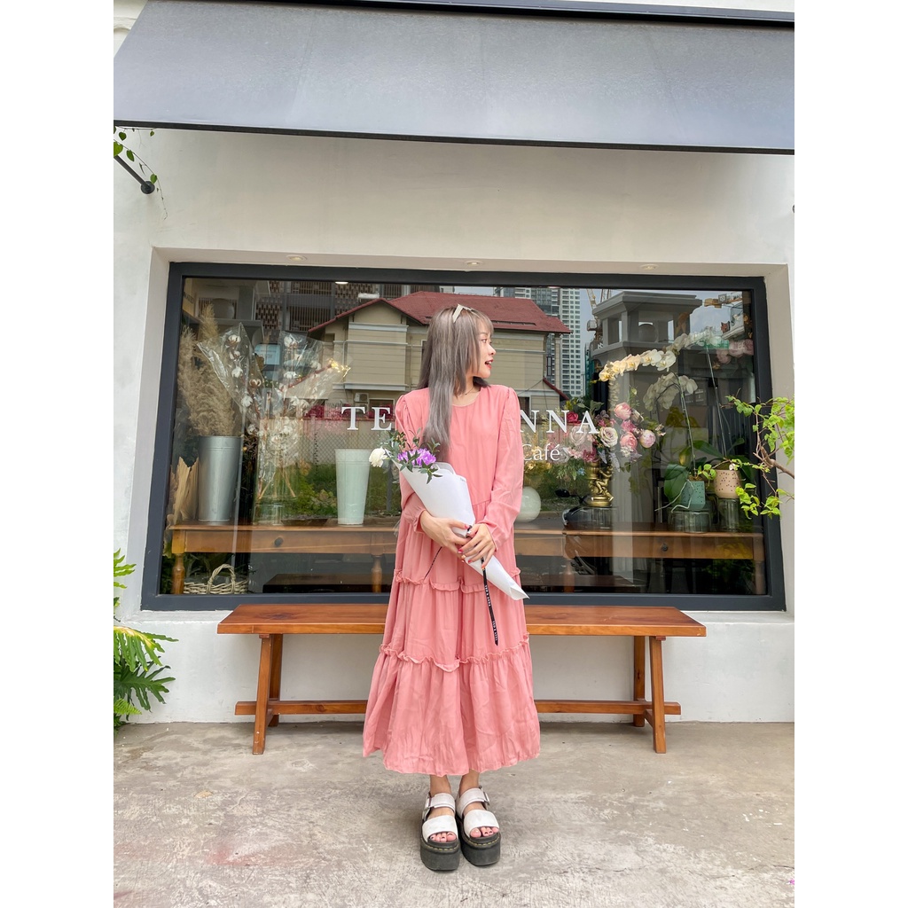 Sora Dress - Đầm nữ dáng dài nhiều tầng - Remmus.vn