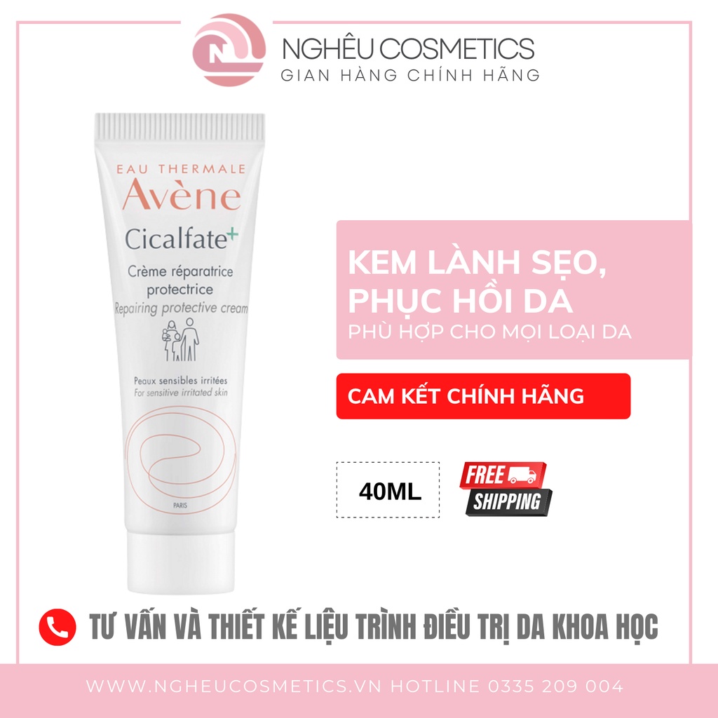 Kem Dưỡng Ẩm Phục Hồi Mờ Sẹo Giảm Thâm Avene Cicafate Cream