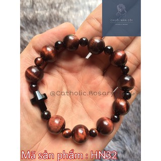 Tràng hạt , chuỗi Mân Côi đá mắt hổ
