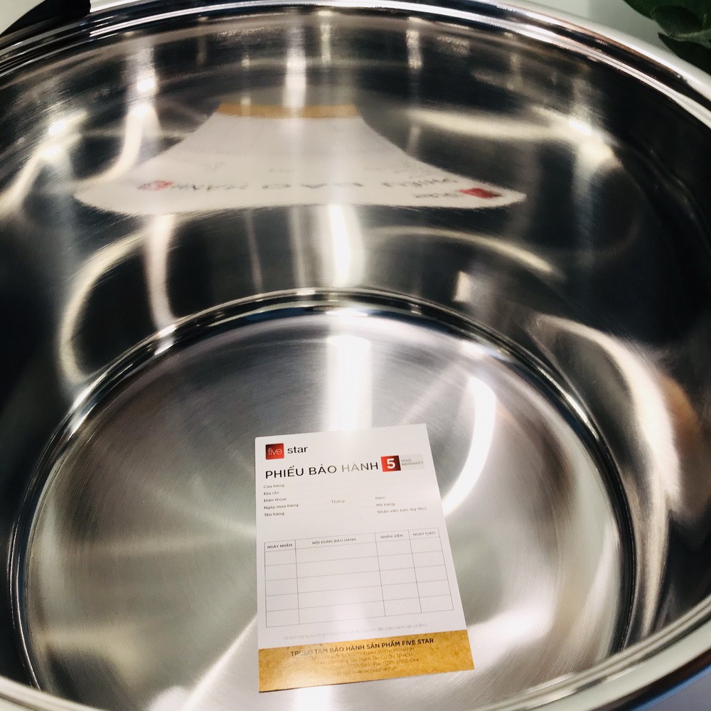Nồi INox Fivestar 3 đáy 36cm