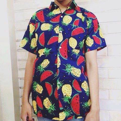 ÁO SƠ MI HOA QUẢ (kèm ảnh thật ) | BigBuy360 - bigbuy360.vn