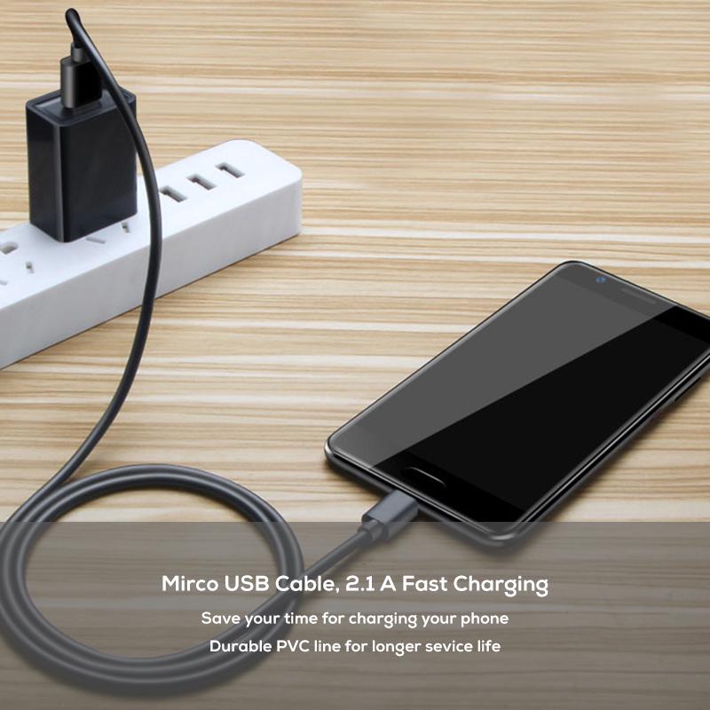 Cáp sạc , chuyển đổi dữ liệu 1 / 2 / 3M Micro USB cho điện thoại Android