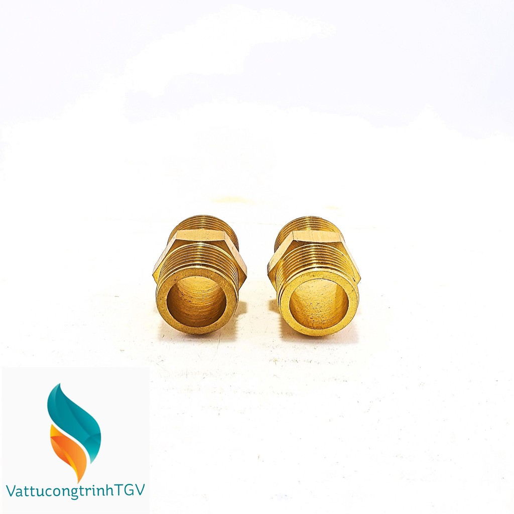 Đôi kép đồng nối ống D21 mm