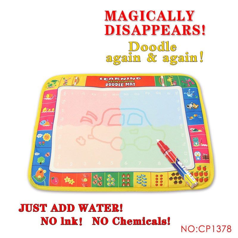 39x29cm Water Drawing Mat With Magic Pens Doodle Mat Baby Educational Toys