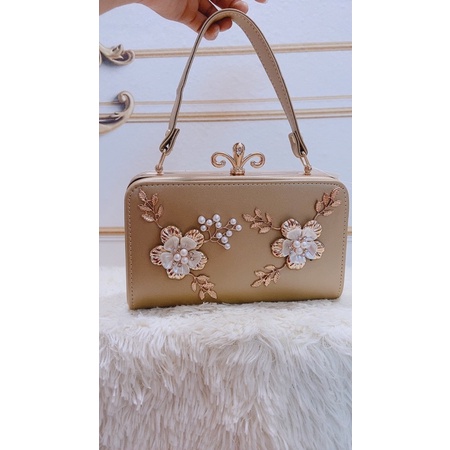 Túi trống hoa hồng siêu xinh - hình thật