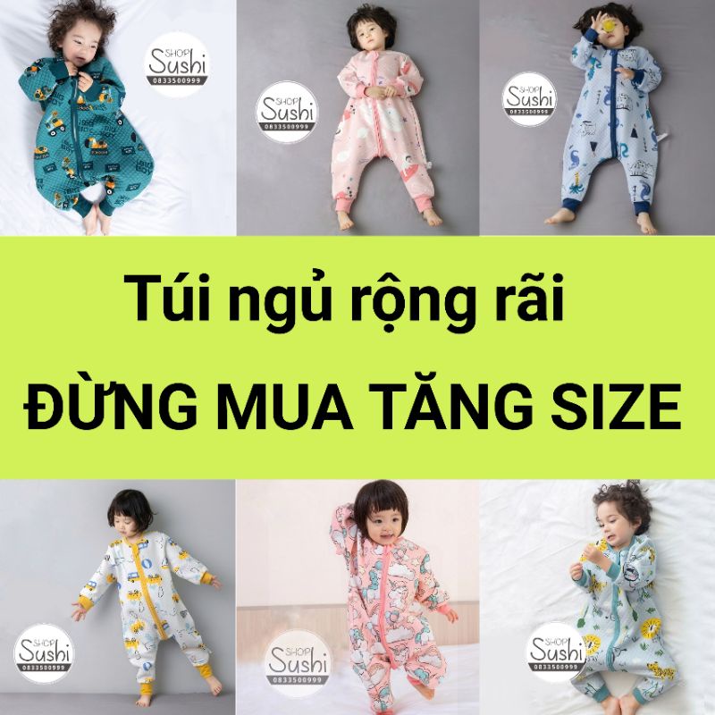 Túi ngủ trẻ em Cotton chần bông, Áo ngủ cho bé