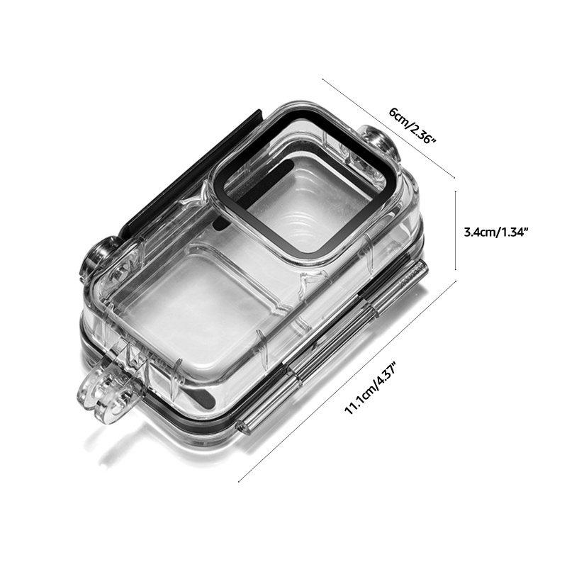 Vỏ Bảo Vệ Chống Thấm Nước 60m Kèm 3 Bộ Lọc Lens Và Ốc Vít Cho Máy Ảnh
