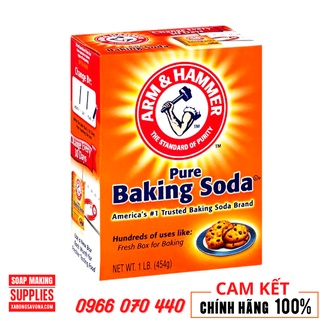 Bột Baking Soda 454gr Nhập Khẩu Mỹ Đa Công Dụng Làm Bom Tắm, Bột Nở, Muối Nở Làm Sạch Răng, Pure Baking Soda
