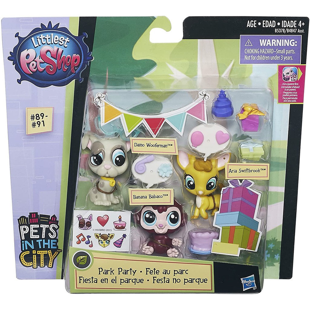 Đồ chơi LITTLEST PET SHOP - Tiệc sinh nhật trong công viên - Mã SP B5378/B4847