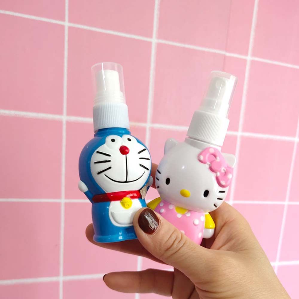 [Hàng mới về] Chai rỗng 50ml bằng nhựa họa tiết hoạt hình dễ thương