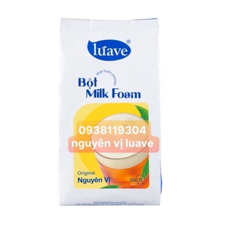 Bột ván sữa milk foam nguyên vị luave 500g