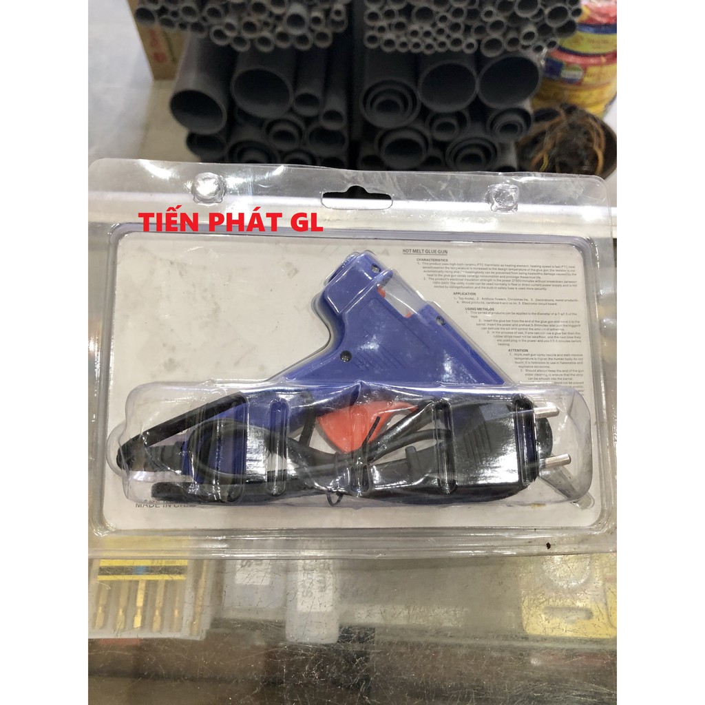 Súng Bắn Keo Nến Siêu Bền 20W GLUE GUN, Tặng Kèm Keo Nến ( CHÍNH HÃNG )