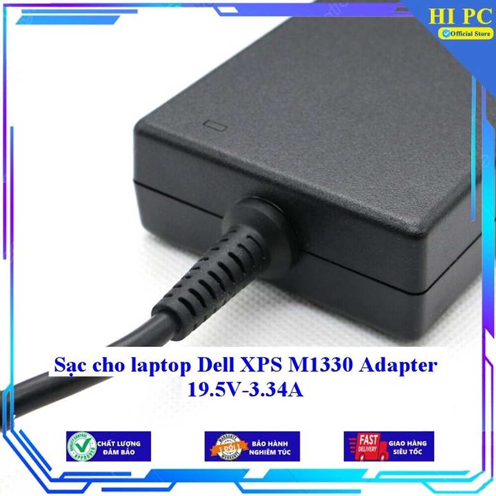 Sạc cho laptop Dell XPS M1330 Adapter 19.5V-3.34A - Hàng Nhập khẩu