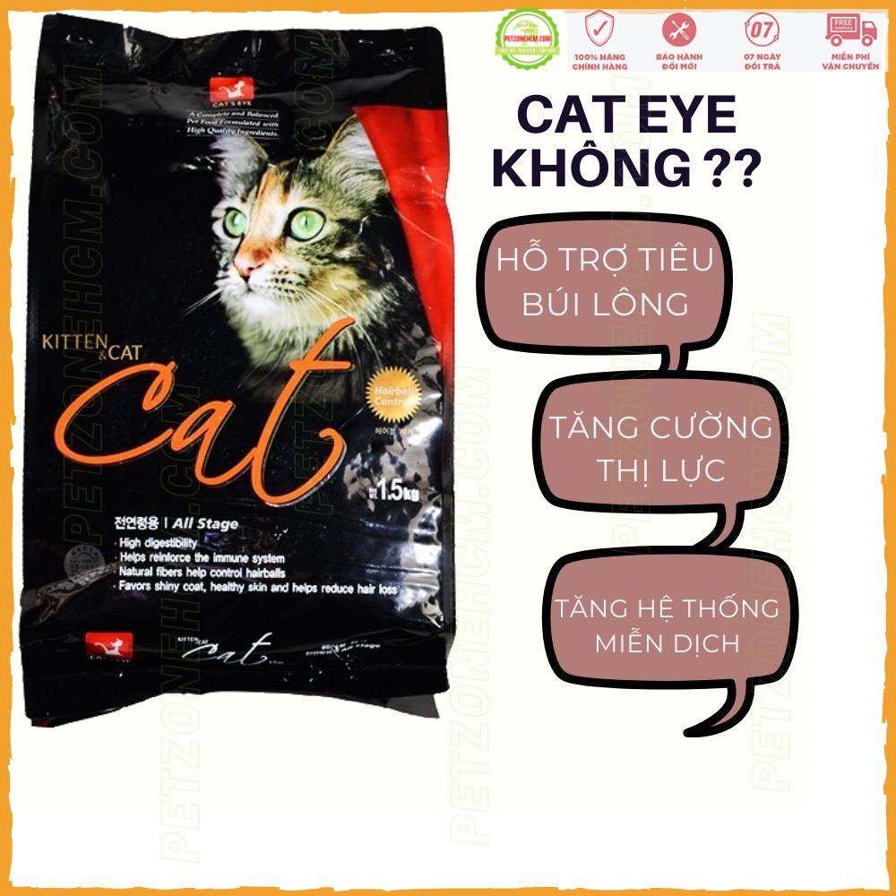 cat eyes thức ăn khô cho mèo gói 0.5kg ️ FREESHIP️ hạt dành cho mèo mọi lứa tuổi, giảm búi lông, tiêu hóa tốt